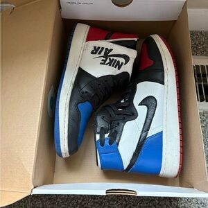 Jordan Air Retro 1 Rebel Black and White Sneakers